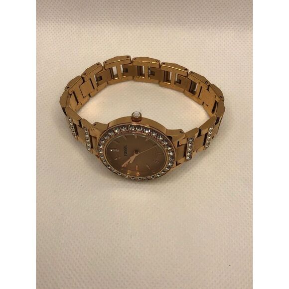 Fossil ES3020 Women Stainless Steel Analog Dial Quartz Genuine Wrist Watch HO279 - Picture 7 of 9